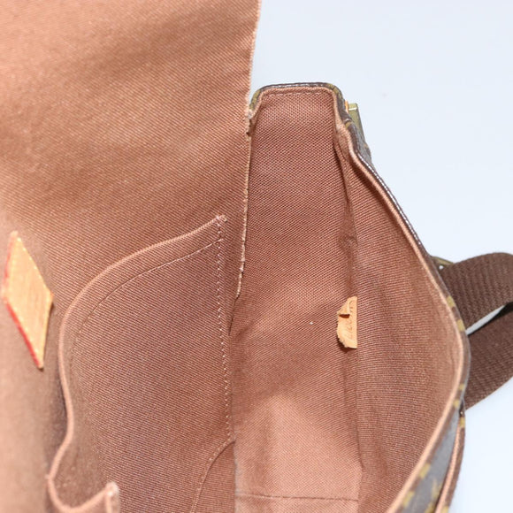 LOUIS VUITTON Monogram Messenger Bosphore PM Shoulder Bag M40106 LV Auth ka382