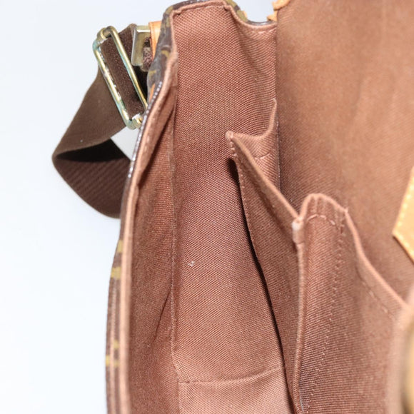 LOUIS VUITTON Monogram Messenger Bosphore PM Shoulder Bag M40106 LV Auth ka382