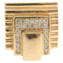 Christian Dior Earring metal Gold Auth ka3820-6