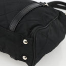 PRADA Chain Tote Bag Nylon Black Silver Auth ka3821-14