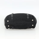 PRADA Chain Tote Bag Nylon Black Silver Auth ka3821-5