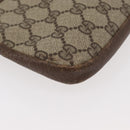 GUCCI GG Supreme Shoulder Bag PVC Beige Gold Auth ka3822-9