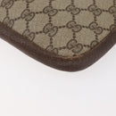 GUCCI GG Supreme Shoulder Bag PVC Beige Gold Auth ka3822-16