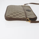 GUCCI GG Supreme Shoulder Bag PVC Beige Gold Auth ka3822-3