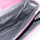 BALLY Shoulder Bag Leather Bordeaux Gold Auth ka3827A-19
