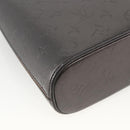 LOUIS VUITTON Monogram Mat Alston Shoulder Bag Black M92810 LV Auth ka3833A-16