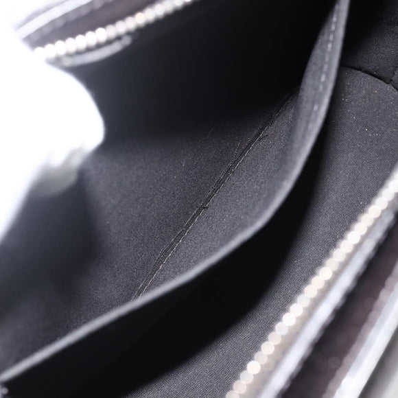 LOUIS VUITTON Monogram Mat Alston Shoulder Bag Black M92810 LV Auth ka3833A
