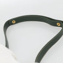 LOEWE Hand Bag Leather 2way Green Gold Auth ka3838A-14