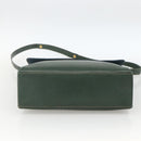 LOEWE Hand Bag Leather 2way Green Gold Auth ka3838A-5