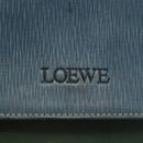 LOEWE Hand Bag Leather 2way Green Gold Auth ka3838A-18