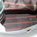 LOEWE Hand Bag Leather 2way Green Gold Auth ka3838A-11