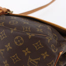 LOUIS VUITTON Monogram Saumur 35 Shoulder Bag M42254 LV Auth ka384-14