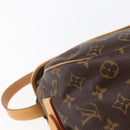 LOUIS VUITTON Monogram Saumur 35 Shoulder Bag M42254 LV Auth ka384-16