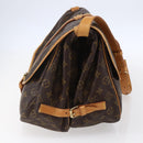 LOUIS VUITTON Monogram Saumur 35 Shoulder Bag M42254 LV Auth ka384-4