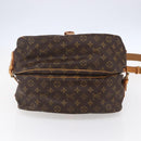 LOUIS VUITTON Monogram Saumur 35 Shoulder Bag M42254 LV Auth ka384-5