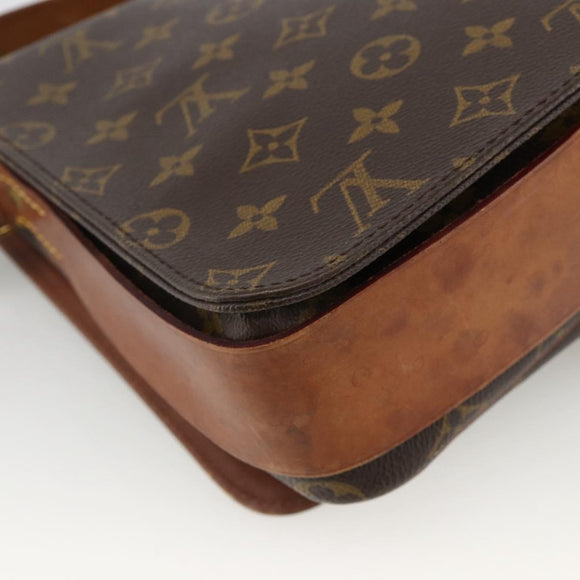 LOUIS VUITTON Monogram Cartouchiere GM Shoulder Bag M51252 LV Auth ka3841