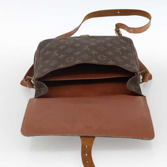 LOUIS VUITTON Monogram Cartouchiere GM Shoulder Bag M51252 LV Auth ka3841