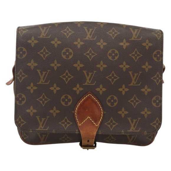LOUIS VUITTON Monogram Cartouchiere GM Shoulder Bag M51252 LV Auth ka3841