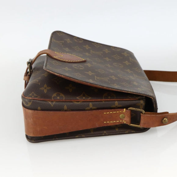 LOUIS VUITTON Monogram Cartouchiere GM Shoulder Bag M51252 LV Auth ka3841