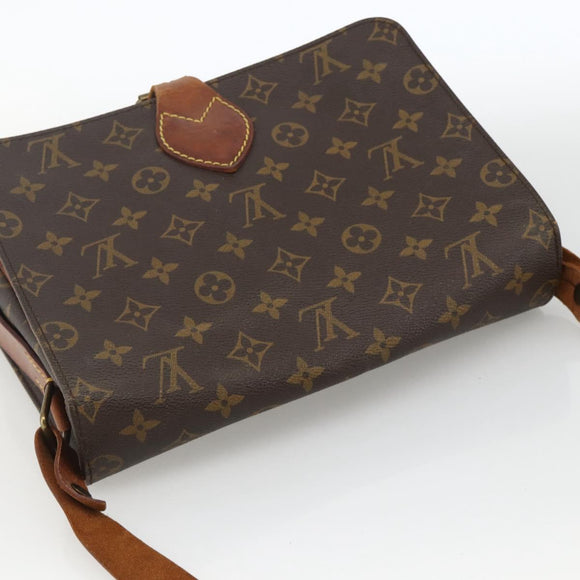 LOUIS VUITTON Monogram Cartouchiere GM Shoulder Bag M51252 LV Auth ka3841