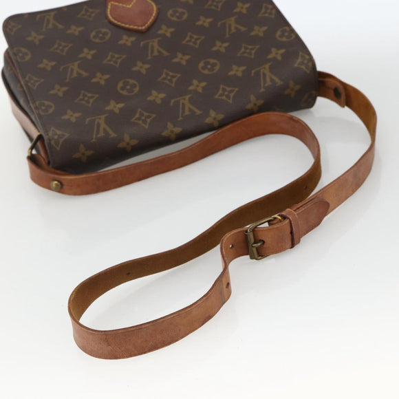 LOUIS VUITTON Monogram Cartouchiere GM Shoulder Bag M51252 LV Auth ka3841