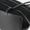 Salvatore Ferragamo Tote Bag Nylon Black Silver Auth ka3842-15