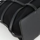 Salvatore Ferragamo Tote Bag Nylon Black Silver Auth ka3842-16