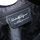 Salvatore Ferragamo Tote Bag Nylon Black Silver Auth ka3842-12