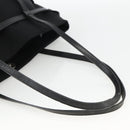 Salvatore Ferragamo Tote Bag Nylon Black Silver Auth ka3842-7