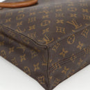 LOUIS VUITTON Monogram Sac Plat Hand Bag M51140 LV Auth ka3846-15
