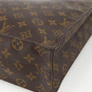 LOUIS VUITTON Monogram Sac Plat Hand Bag M51140 LV Auth ka3846-16
