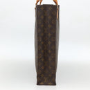 LOUIS VUITTON Monogram Sac Plat Hand Bag M51140 LV Auth ka3846-3