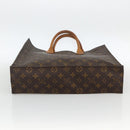 LOUIS VUITTON Monogram Sac Plat Hand Bag M51140 LV Auth ka3846-5