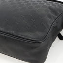 GUCCI GG Implementation Shoulder Bag PVC Black Silver 201448 Auth ka3847-15