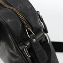 GUCCI GG Implementation Shoulder Bag PVC Black Silver 201448 Auth ka3847-10