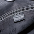 GUCCI GG Implementation Shoulder Bag PVC Black Silver 201448 Auth ka3847-17