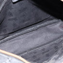 GUCCI GG Implementation Shoulder Bag PVC Black Silver 201448 Auth ka3847-12
