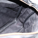 GUCCI GG Implementation Shoulder Bag PVC Black Silver 201448 Auth ka3847-18