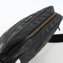 GUCCI GG Implementation Shoulder Bag PVC Black Silver 201448 Auth ka3847-6
