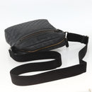 GUCCI GG Implementation Shoulder Bag PVC Black Silver 201448 Auth ka3847-7