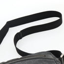 GUCCI GG Implementation Shoulder Bag PVC Black Silver 201448 Auth ka3847-8