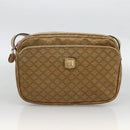 CELINE Macadam Canvas Hand Bag PVC 2 Set Brown Beige Auth ka3848-11