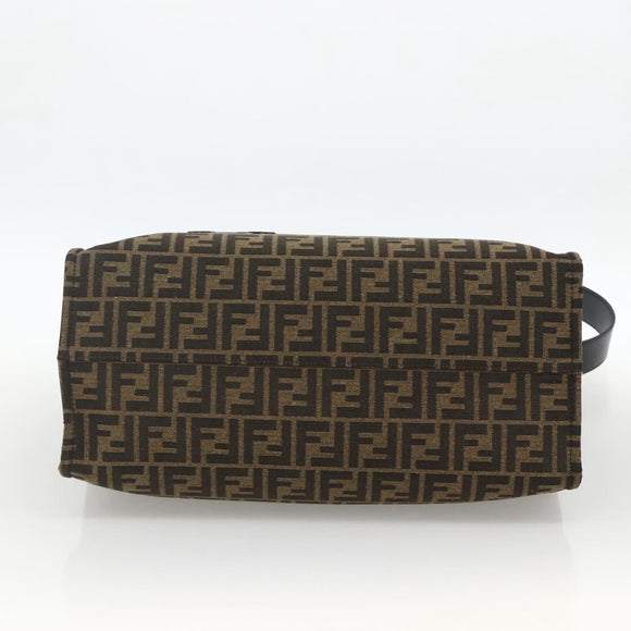 FENDI Pokemon Dragonite Fragment Zucca Canvas Bag 2way Black Brown Auth ka3850SM