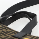 FENDI Pokemon Dragonite Fragment Zucca Canvas Bag 2way Black Brown Auth ka3850SM-14