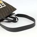 FENDI Pokemon Dragonite Fragment Zucca Canvas Bag 2way Black Brown Auth ka3850SM-8