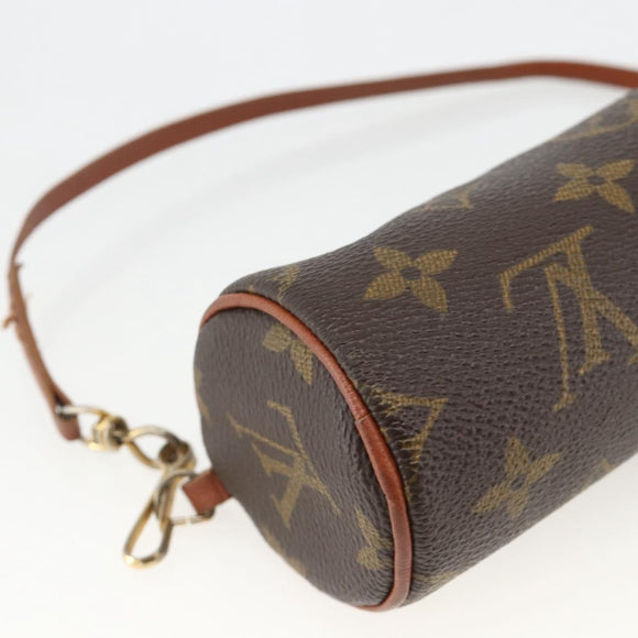 LOUIS VUITTON Monogram Papillon Pouch LV Auth ka3851A