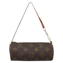 LOUIS VUITTON Monogram Papillon Pouch LV Auth ka3851A-13