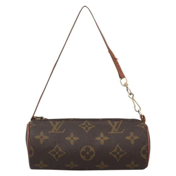 LOUIS VUITTON Monogram Papillon Pouch LV Auth ka3851A