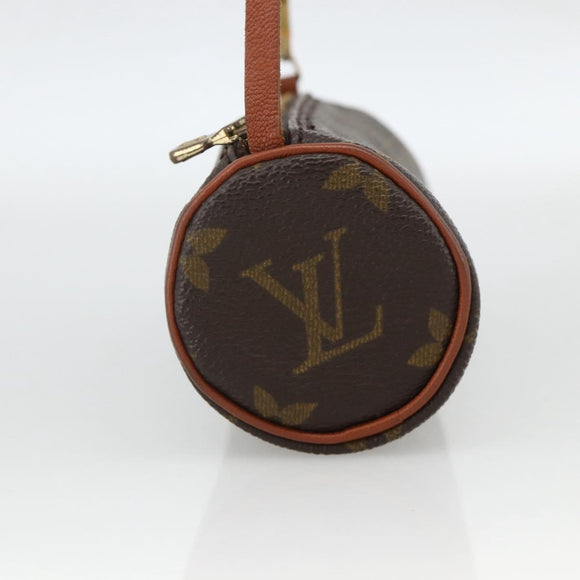 LOUIS VUITTON Monogram Papillon Pouch LV Auth ka3851A