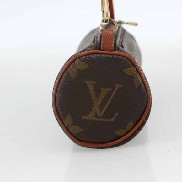 LOUIS VUITTON Monogram Papillon Pouch LV Auth ka3851A